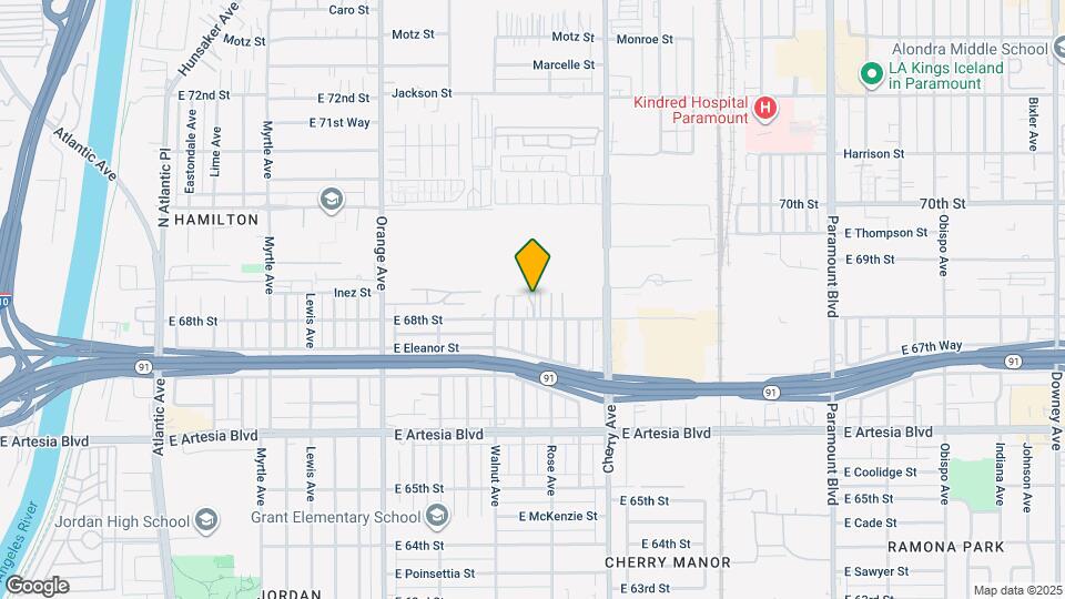 1711 E 68th St Map and Location Details