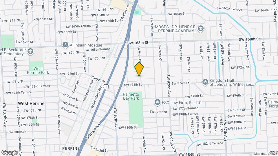 17300 SW 94th Ave Mapa y Detalles de la Ubicación