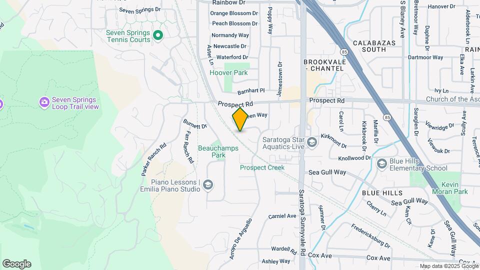 20834 Meadow Oak Rd Map and Location Details