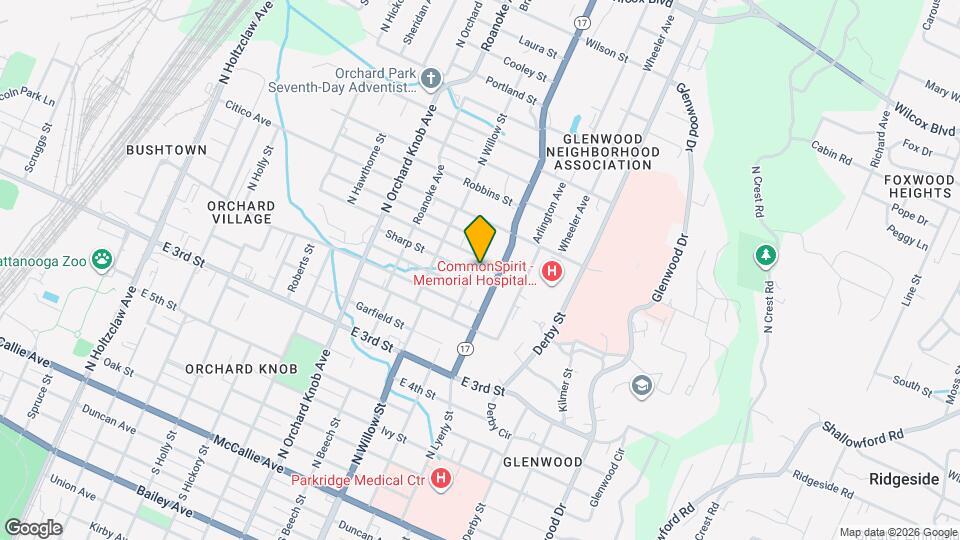 612 N Kelly St, Unit Apt A Mapa y Detalles de la Ubicación