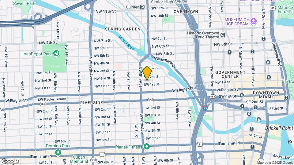 737 NW 1st St Map and Location Details