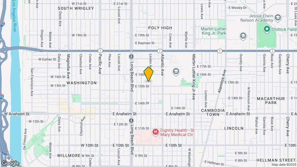 1541 Linden Ave Map and Location Details