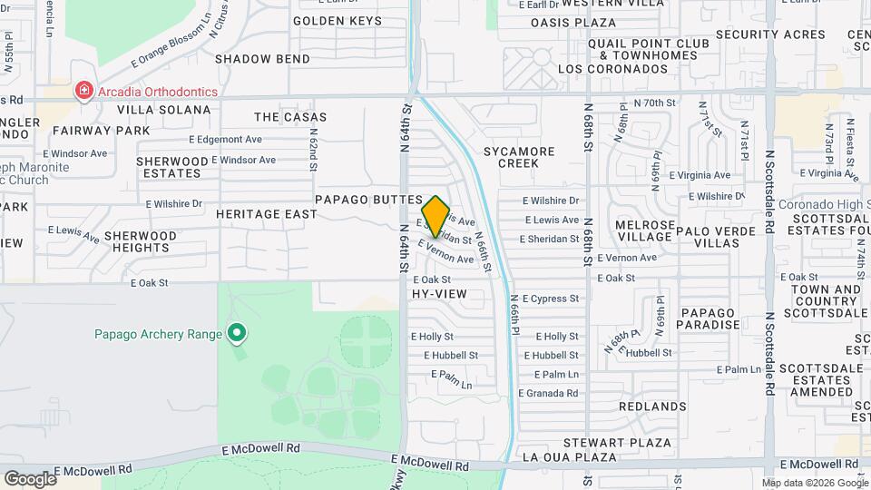 6432 E Vernon Ave Mapa y Detalles de la Ubicación