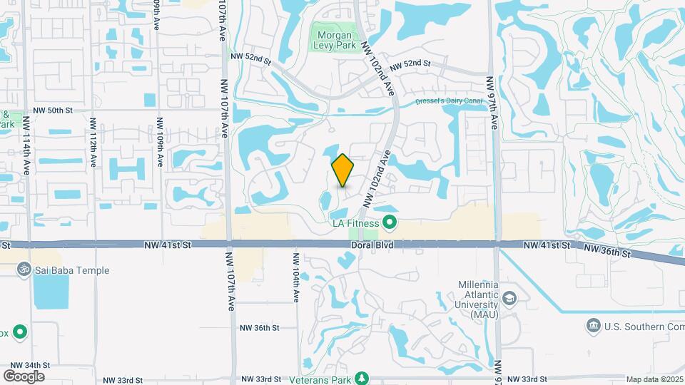 4460 NW 102nd Pl Map and Location Details