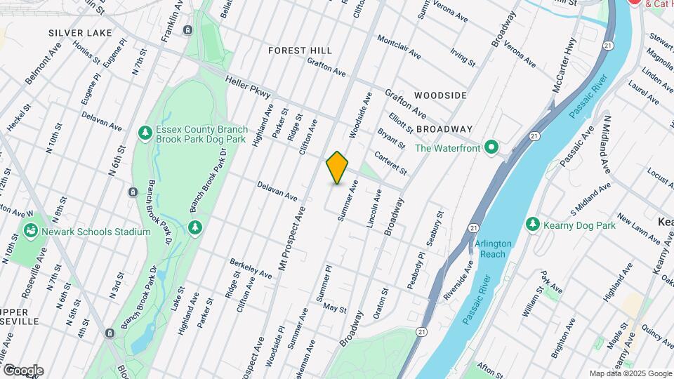 179 Woodside Ave Map and Location Details