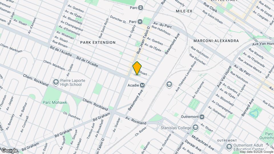 7020 Birnam Rue Map and Location Details