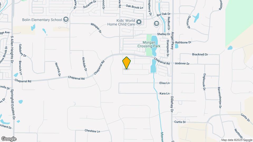 1616 Nestledown Dr Map and Location Details