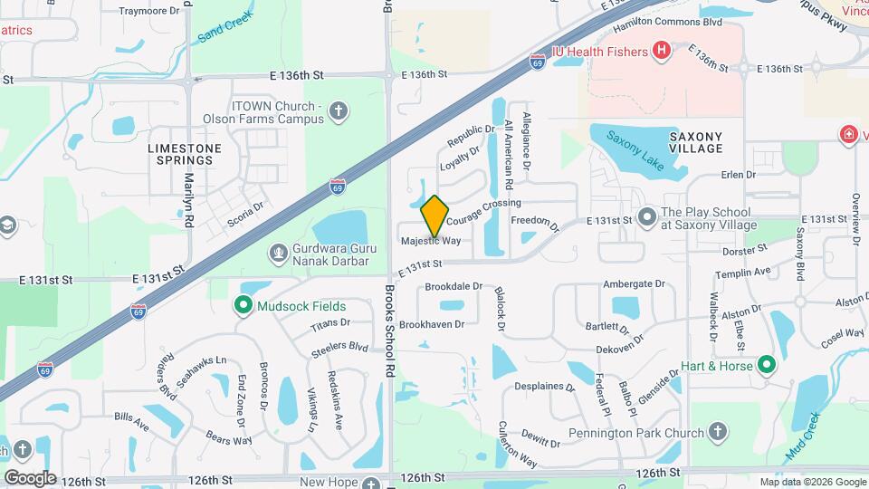 12599 Majestic Way Map and Location Details