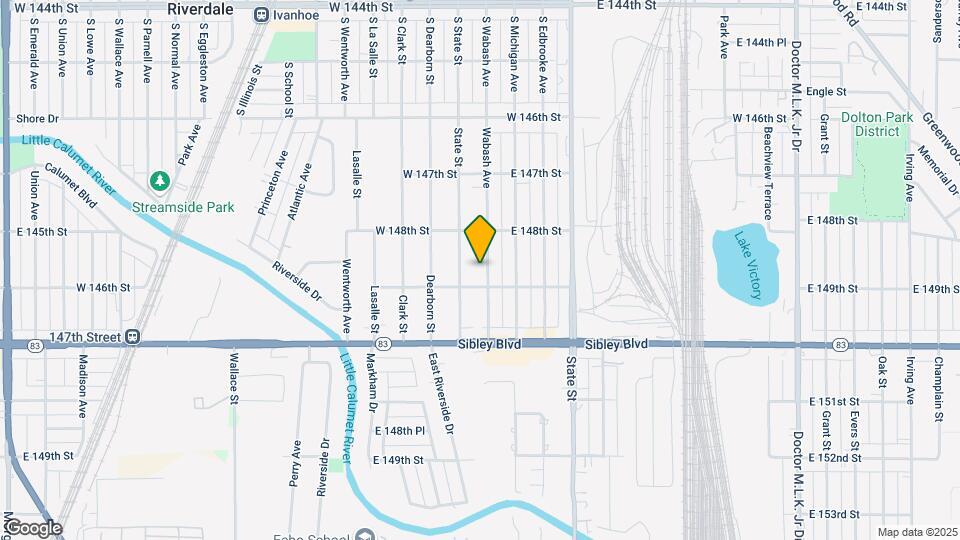 14834 Wabash Ave Map and Location Details