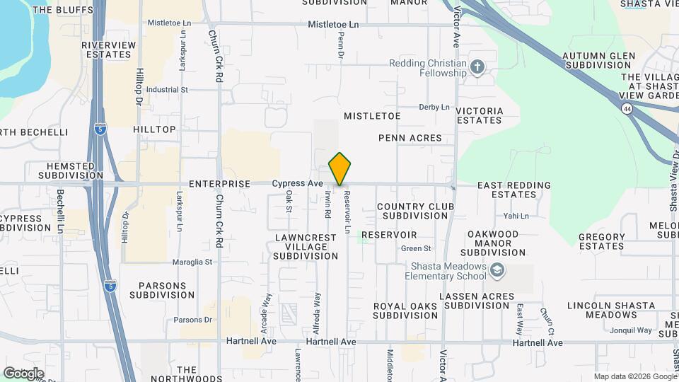 1397 E Cypress Ave Map and Location Details