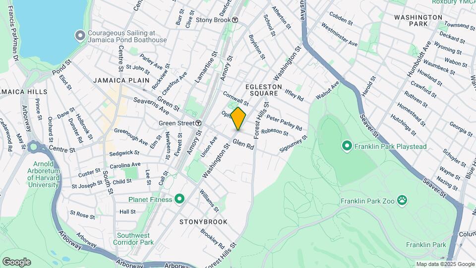 Jamaica Plain Apartments Map and Location Details