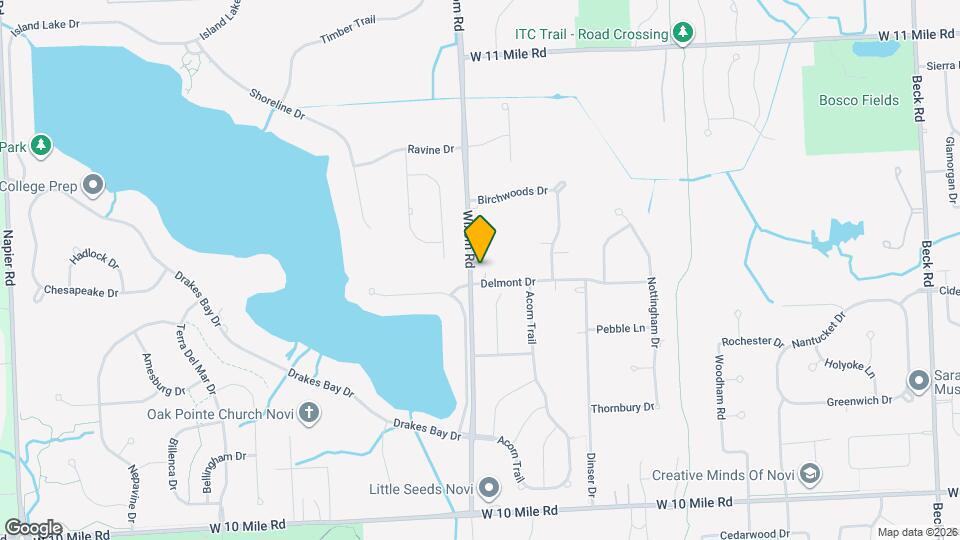 25100 Delmont Dr Map and Location Details