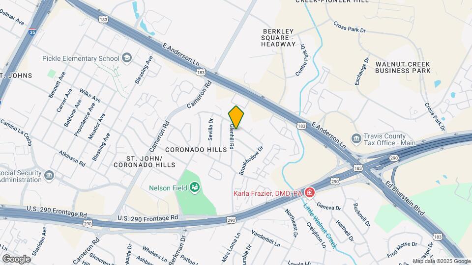 7503 Glenhill Rd Mapa y Detalles de la Ubicación