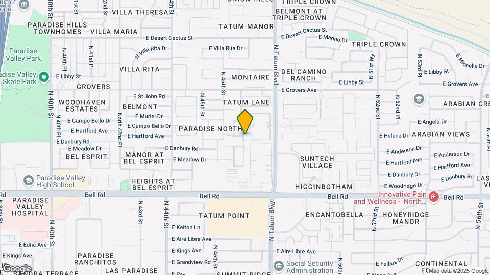 17407 N 47th St Map and Location Details