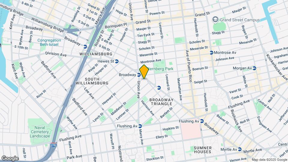 532 Broadway Map and Location Details