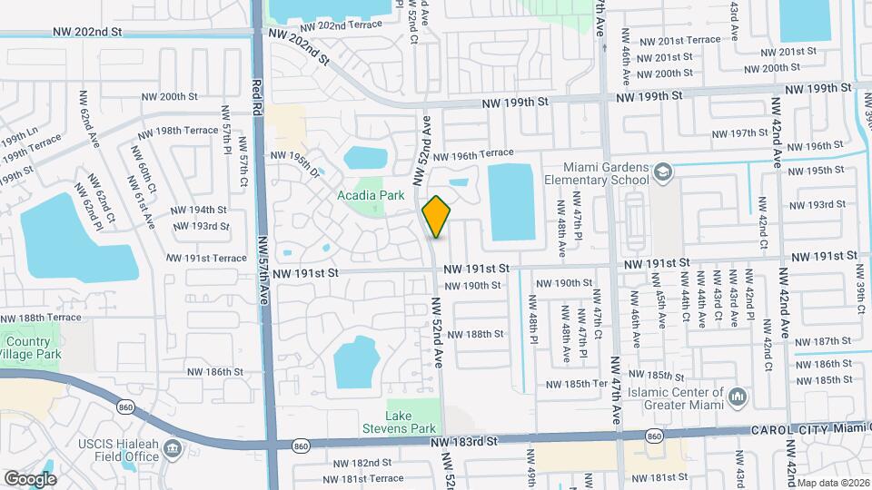 19211 NW 52nd Ave Mapa y Detalles de la Ubicación