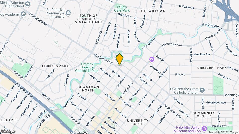715 Everett Ave Map and Location Details