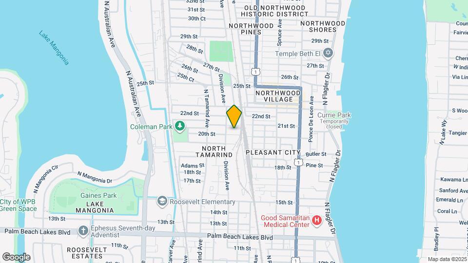 723 20th St Map and Location Details
