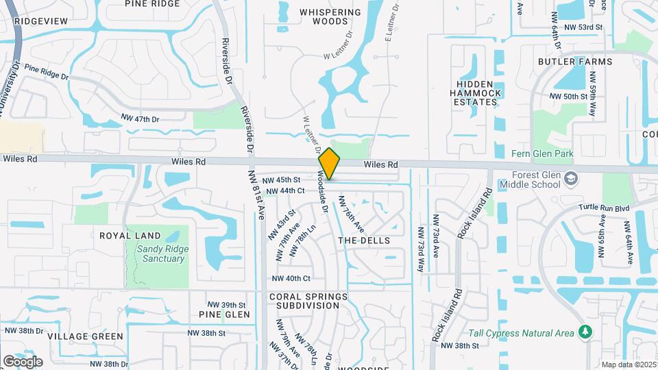 7541 NW 44th Ct Map and Location Details