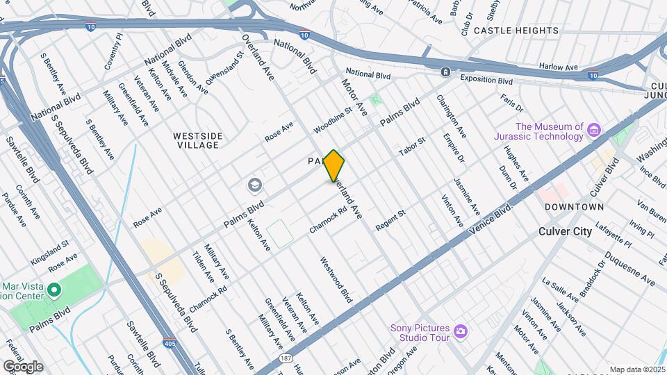 3555 Overland Ave Map and Location Details