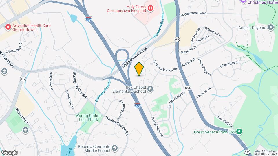 11815 Quassia Court Map and Location Details