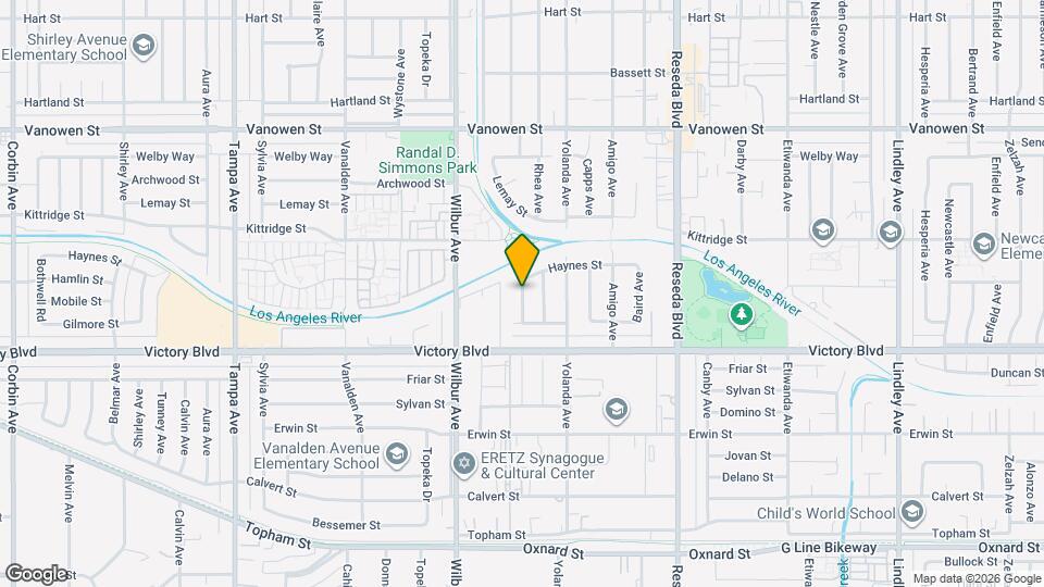 6503 Geyser Ave Map and Location Details