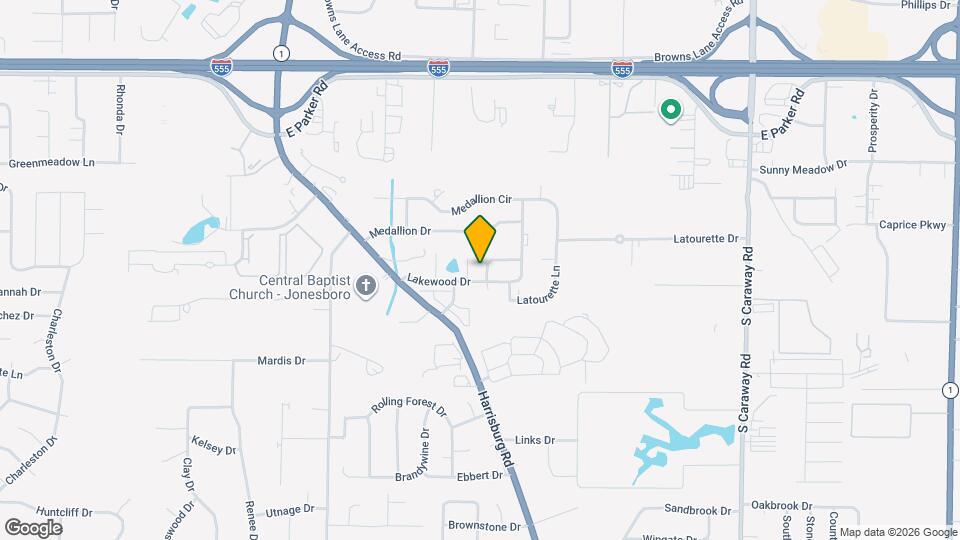 3717 Matlock Dr Map and Location Details