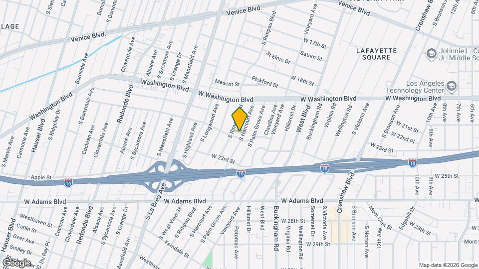 2045 S Harcourt Ave, Unit 2045 S Harcourt Ave Map and Location Details