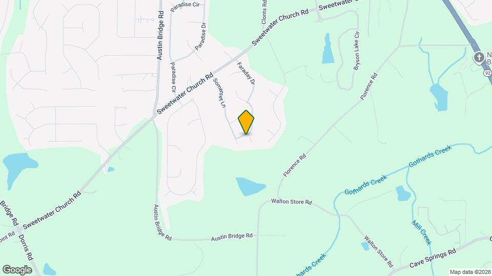 291 Abbington Way Map and Location Details