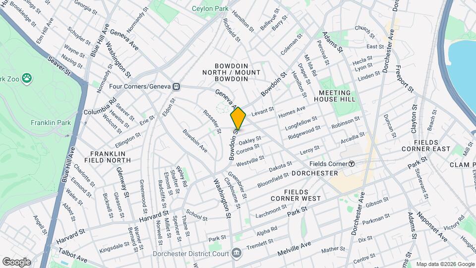 93 Bowdoin St, Unit 2 Map and Location Details