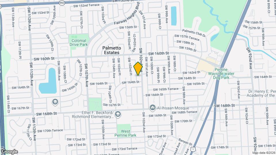 16311 SW 102nd Ct Map and Location Details