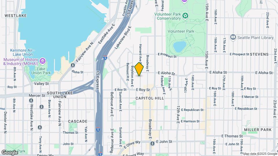 741 Harvard Apartments Map and Location Details