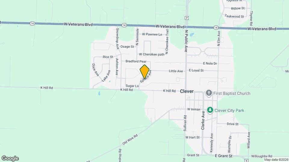 108 Spruce Ave Map and Location Details