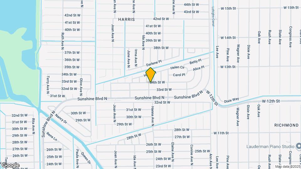 2719 34th St W Map and Location Details