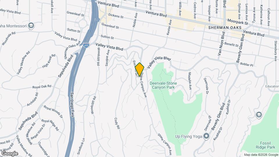 4059 Stone Canyon Ave Map and Location Details