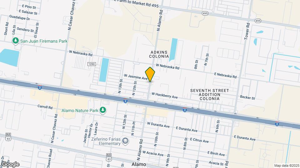 740 N Alamo Rd, Unit 1 Map and Location Details