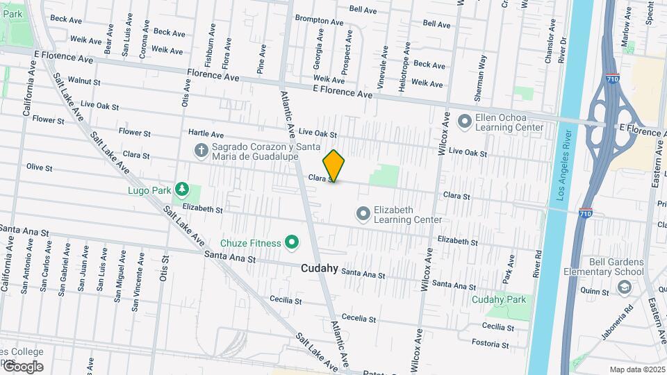 4660 Clara St Map and Location Details