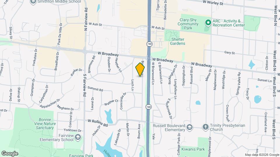 211 Bourn Ave Map and Location Details