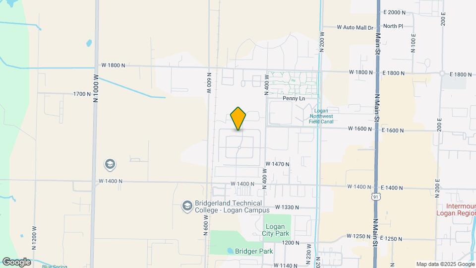 505 W 1570 N Map and Location Details