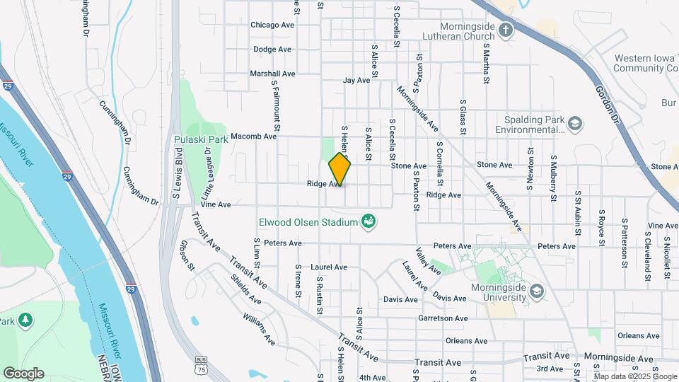 1309 S Helen St Map and Location Details