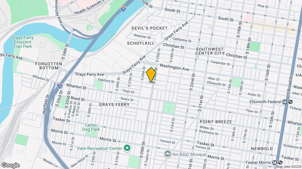 2504 Manton St Map and Location Details
