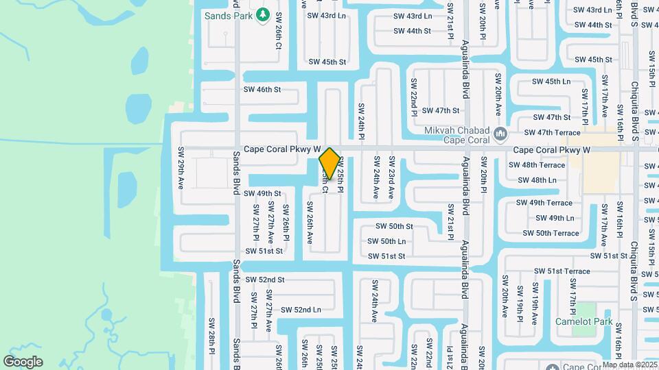 4833 SW 25th Ct Map and Location Details