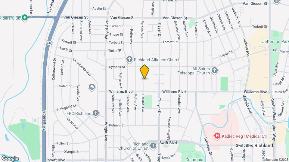 1314 Perkins Ave Map and Location Details