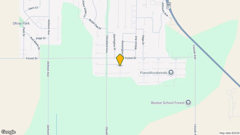 3823 Kensington Pl Map and Location Details