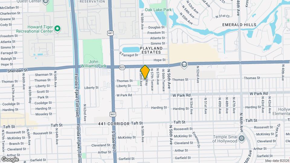 2240 N 57th Way Map and Location Details
