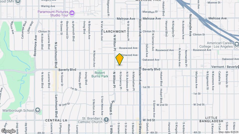 4737 1/2 Beverly Blvd Map and Location Details