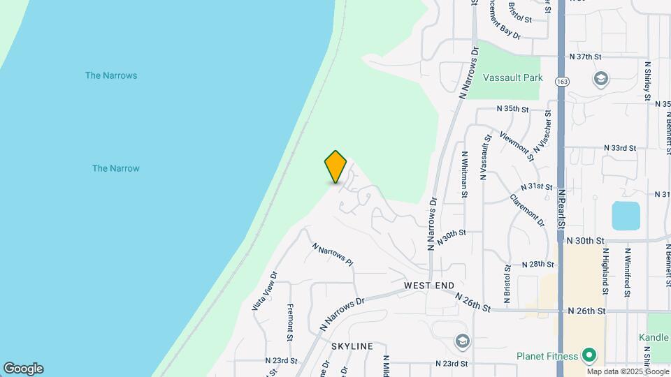 3016 N Narrows Dr Map and Location Details