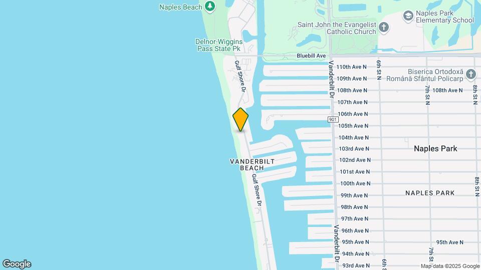 Bayshores of Vanderbilt Beach Map and Location Details