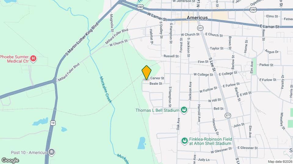 725 Beale St Map and Location Details