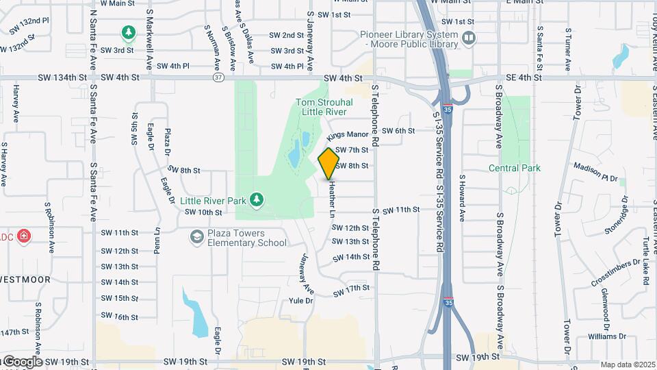 925 Heather Ln Map and Location Details